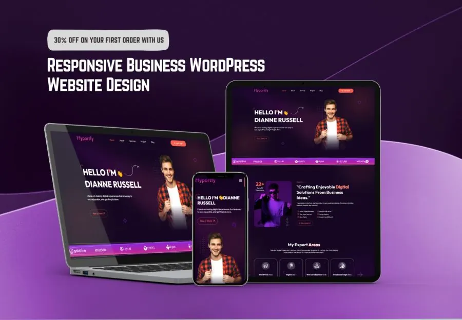 Business WordPress website
