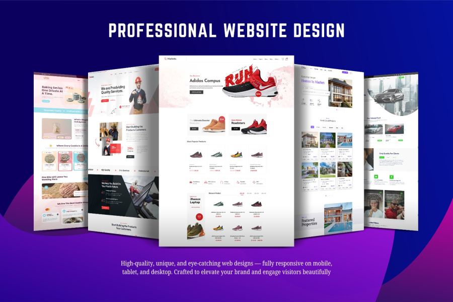 Professional consulting website