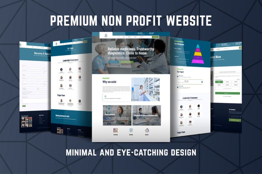 Nonprofit organization website