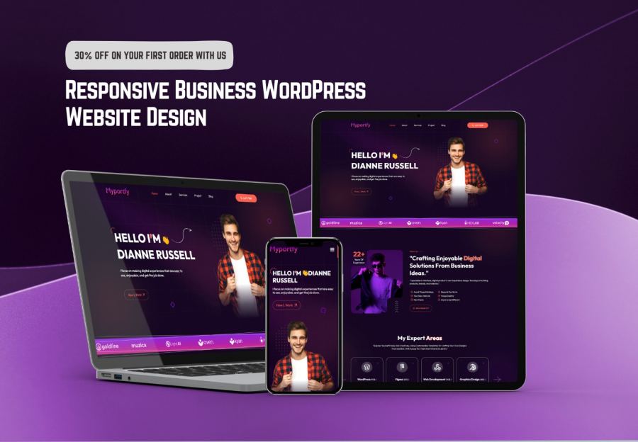 Business WordPress website